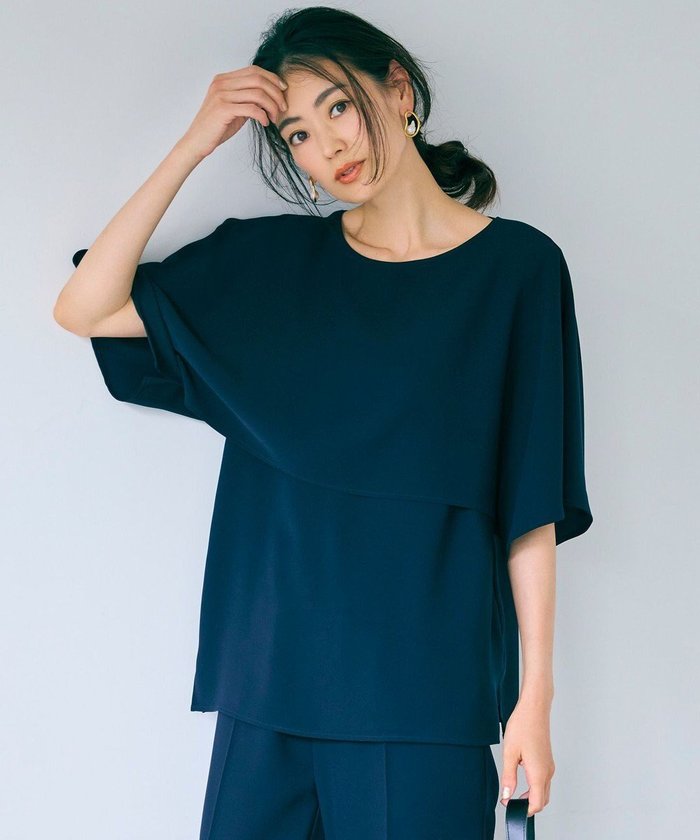 【23区/NIJYUSANKU】の【洗える】ストレッチジョーゼット レイヤー カットソー インテリア・キッズ・メンズ・レディースファッション・服の通販 founy(ファニー) https://founy.com/ ファッション Fashion レディースファッション WOMEN トップス・カットソー Tops/Tshirt シャツ/ブラウス Shirts/Blouses ロング / Tシャツ T-Shirts カットソー Cut and Sewn 春 Spring 洗える Washable カットソー Cut And Sew サテン Satin ジョーゼット Georgette ストレッチ Stretch セットアップ Set Up ノースリーブ No Sleeve 人気 Popularity ワイド Wide S/S・春夏 Ss・Spring/Summer 再入荷 Restock/Back In Stock/Re Arrival おすすめ Recommend 夏 Summer 2024年 2024 2024春夏・S/S Ss,Spring/Summer,2024 ビジネス 仕事 通勤 Business |ID: prp329100004532854 ipo3291000000032039907