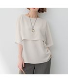 【23区/NIJYUSANKU】の【洗える】ストレッチジョーゼット レイヤー カットソー ベージュ系|ID: prp329100004532854 ipo3291000000032039912