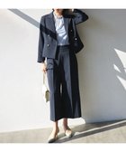 【組曲/KUMIKYOKU】の【ストレッチ・イージーケア】オシャクロス ガウチョパンツ 人気、トレンドファッション・服の通販 founy(ファニー) ファッション Fashion レディースファッション WOMEN パンツ Pants ガウチョパンツ Gaucho Pants クロップド Cropped ジャケット Jacket ストレッチ Stretch スマート Smart A/W・秋冬 Aw・Autumn/Winter・Fw・Fall-Winter S/S・春夏 Ss・Spring/Summer おすすめ Recommend 夏 Summer エレガント 上品 Elegant thumbnail ネイビー系|ID: prp329100004532892 ipo3291000000032246321