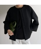 【アンフィーロ 自由区/UNFILO】の【洗える】ダブルフェイス ショートコート 人気、トレンドファッション・服の通販 founy(ファニー) ファッション Fashion レディースファッション WOMEN アウター Coat Outerwear コート Coats ジャケット Jackets ウォッシャブル Washable ショート Short ジャケット Jacket ジャージー Jersey ストレッチ Stretch スリーブ Sleeve ダブル Double フェイス Face 夏 Summer 春 Spring S/S・春夏 Ss・Spring/Summer 洗える Washable 羽織 Haori thumbnail [NEW]ブラック|ID: prp329100004532899 ipo3291000000032040120