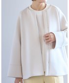 【アンフィーロ 自由区/UNFILO】の【洗える】ダブルフェイス ショートコート 人気、トレンドファッション・服の通販 founy(ファニー) ファッション Fashion レディースファッション WOMEN アウター Coat Outerwear コート Coats ジャケット Jackets ウォッシャブル Washable ショート Short ジャケット Jacket ジャージー Jersey ストレッチ Stretch スリーブ Sleeve ダブル Double フェイス Face 夏 Summer 春 Spring S/S・春夏 Ss・Spring/Summer 洗える Washable 羽織 Haori thumbnail エクリュ|ID: prp329100004532899 ipo3291000000032040122