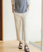 【ジェイ プレス/J.PRESS】の【洗える・吸水速乾】麻シェルドライ テーパード パンツ アイボリー系|ID: prp329100004532913 ipo3291000000032040174