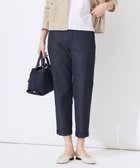 【ジェイ プレス/J.PRESS】の【洗える・吸水速乾】麻シェルドライ テーパード パンツ ネイビー系|ID: prp329100004532913 ipo3291000000032040177