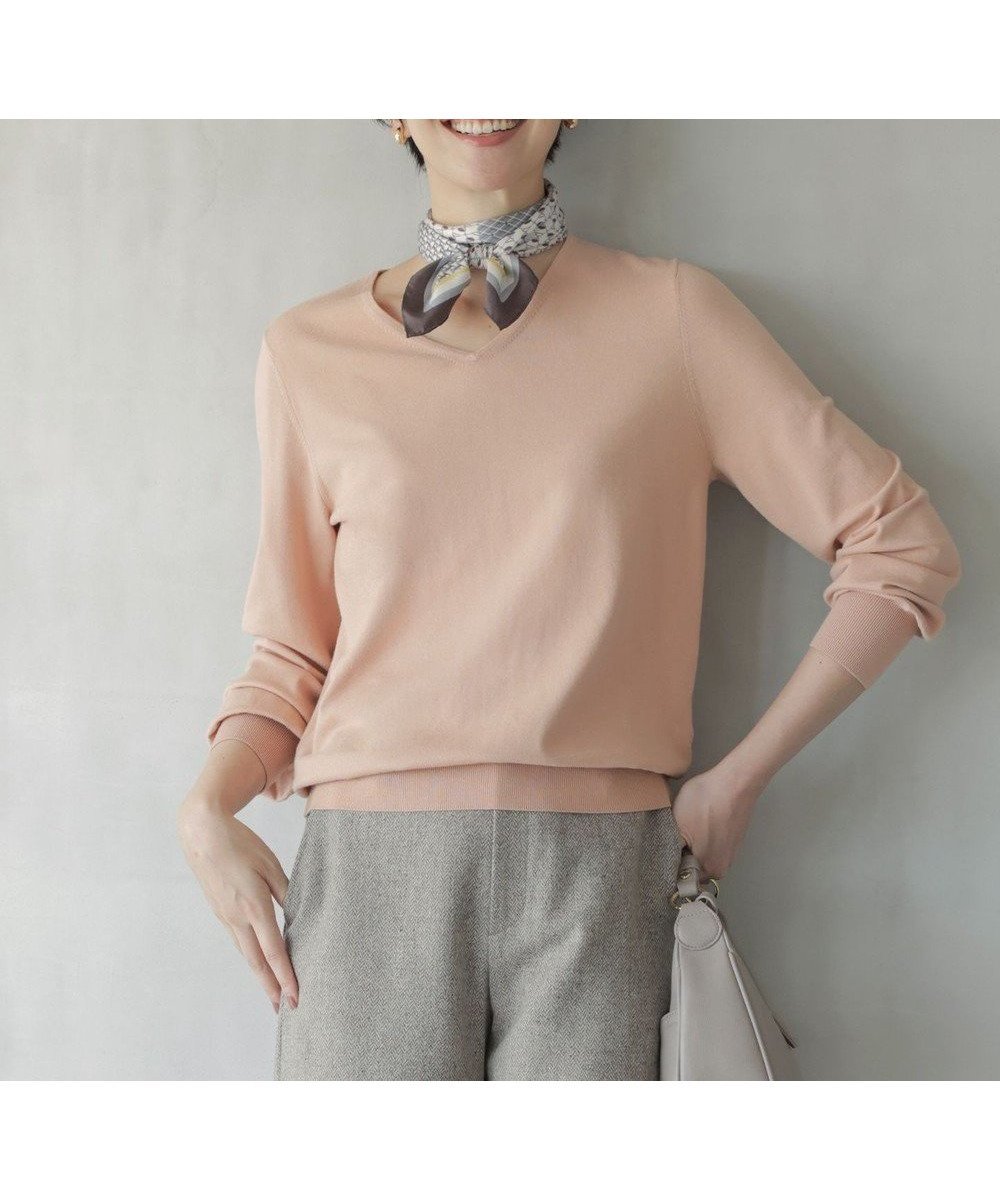 【ジェイ プレス/J.PRESS】の【ご好評につき新色追加!・WEB限定カラーあり・洗える】PRINCE Vネック ニット インテリア・キッズ・メンズ・レディースファッション・服の通販 founy(ファニー) 　ファッション　Fashion　レディースファッション　Fashion for Women　トップス・カットソー　Cut & Sew Tops　ニット　Knit Tops & Sweaters　Vネックトップス　V-Neck Tops / V-Cut Neckline Shirts　インナー　Innerwear　シンプル　Simple, Minimal　ジャケット　Jacket, Outerwear　ストレッチ　Stretch, Stretchy Fabric　セーター　Sweater, Knitwear　パイピング　Piping, Trim Design　エレガント 上品　Elegant　定番　Standard, Basic Item　洗える　Machine Washable　A/W・秋冬　Autumn/Winter　ビジネス 仕事 通勤　Business / Work / Commuting　ピンク系|ID: prp329100004532933 ipo3291000000033711687