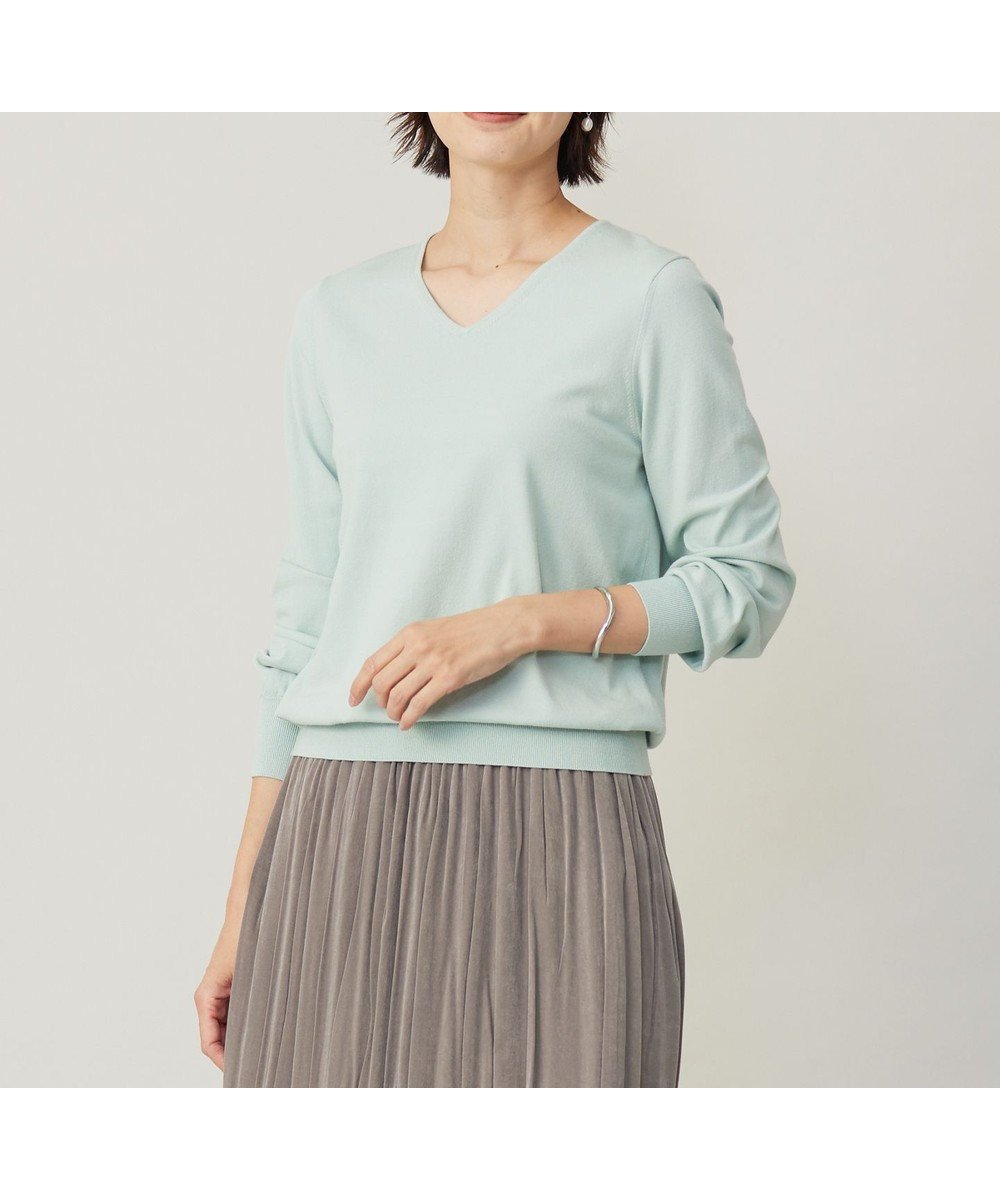 【ジェイ プレス/J.PRESS】の【ご好評につき新色追加!・WEB限定カラーあり・洗える】PRINCE Vネック ニット インテリア・キッズ・メンズ・レディースファッション・服の通販 founy(ファニー) 　ファッション　Fashion　レディースファッション　Fashion for Women　トップス・カットソー　Cut & Sew Tops　ニット　Knit Tops & Sweaters　Vネックトップス　V-Neck Tops / V-Cut Neckline Shirts　インナー　Innerwear　シンプル　Simple, Minimal　ジャケット　Jacket, Outerwear　ストレッチ　Stretch, Stretchy Fabric　セーター　Sweater, Knitwear　パイピング　Piping, Trim Design　エレガント 上品　Elegant　定番　Standard, Basic Item　洗える　Machine Washable　A/W・秋冬　Autumn/Winter　ビジネス 仕事 通勤　Business / Work / Commuting　【WEB限定】ミント系|ID: prp329100004532933 ipo3291000000033711694