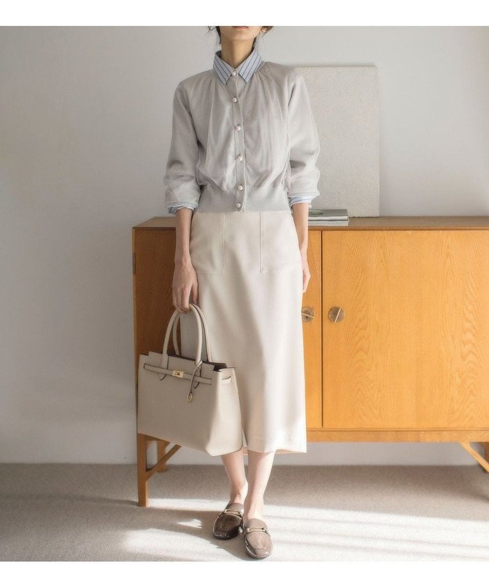 【組曲/KUMIKYOKU】の【WEB限定】オシャクロスタイト スカート インテリア・キッズ・メンズ・レディースファッション・服の通販 founy(ファニー) https://founy.com/ ファッション Fashion レディースファッション Fashion for Women スカート Skirts オックス Oxford Fabric 春 Spring ガウチョパンツ Gaucho Pants, Culottes ジャケット Jacket, Outerwear ストレッチ Stretch, Stretchy Fabric スマート Smart, Elegant ポケット Pocket, Pocket Detail S/S・春夏 SS, Spring/Summer, Warm Season 夏 Summer エレガント 上品 Elegant |ID: prp329100004532941 ipo3291000000032557357