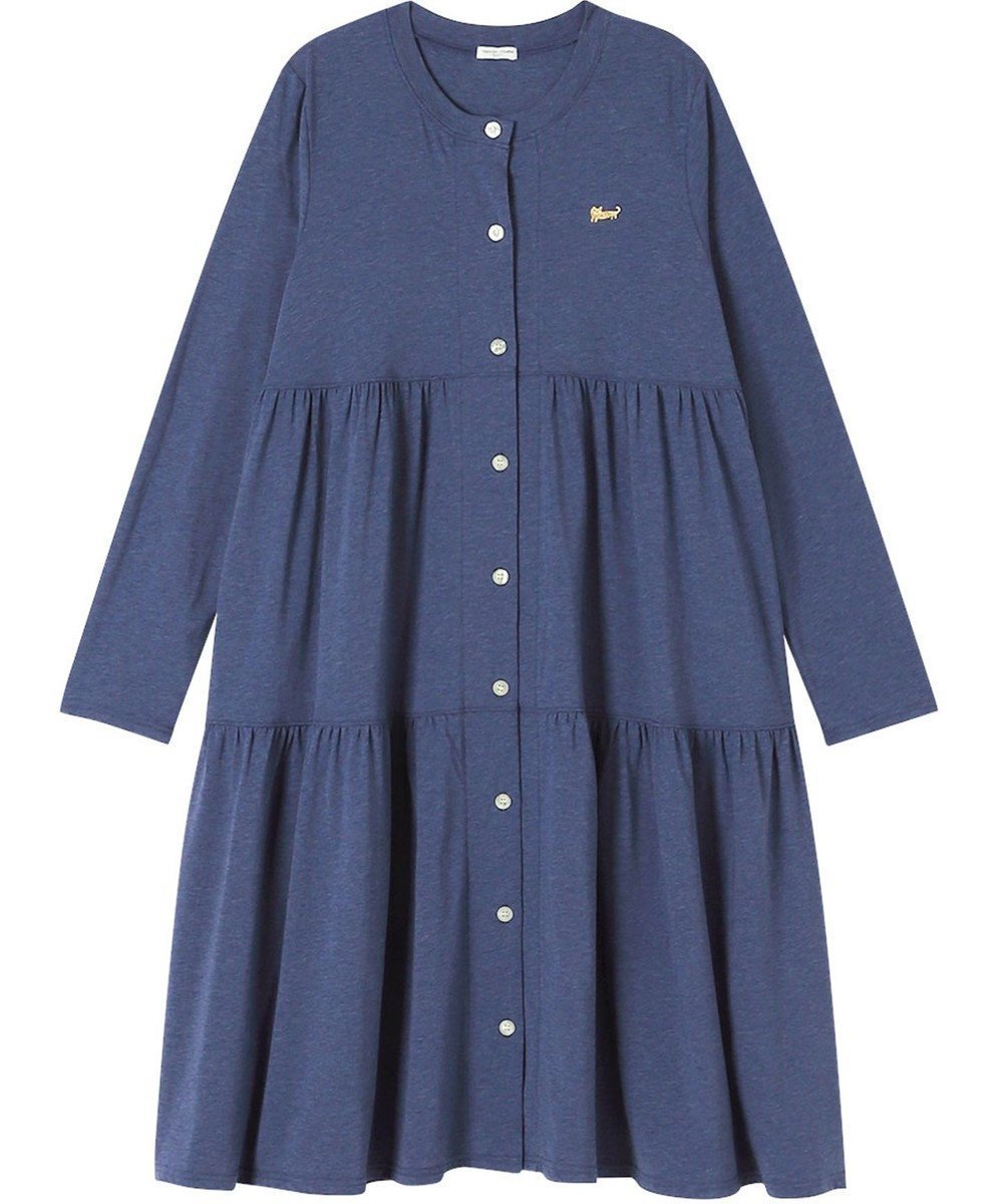 【ツモリチサト スリープ/tsumori chisato SLEEP】のツモリチサト ワンピース 長袖 ルームウェア 綿混(本体) レディース UNX555 /ワコール インテリア・キッズ・メンズ・レディースファッション・服の通販 founy(ファニー) 　ファッション　Fashion　レディースファッション　WOMEN　ワンピース　Dress　ストレッチ　Stretch　パジャマ　Pajamas　長袖　Long Sleeve　コン|ID: prp329100004532984 ipo3291000000032040494