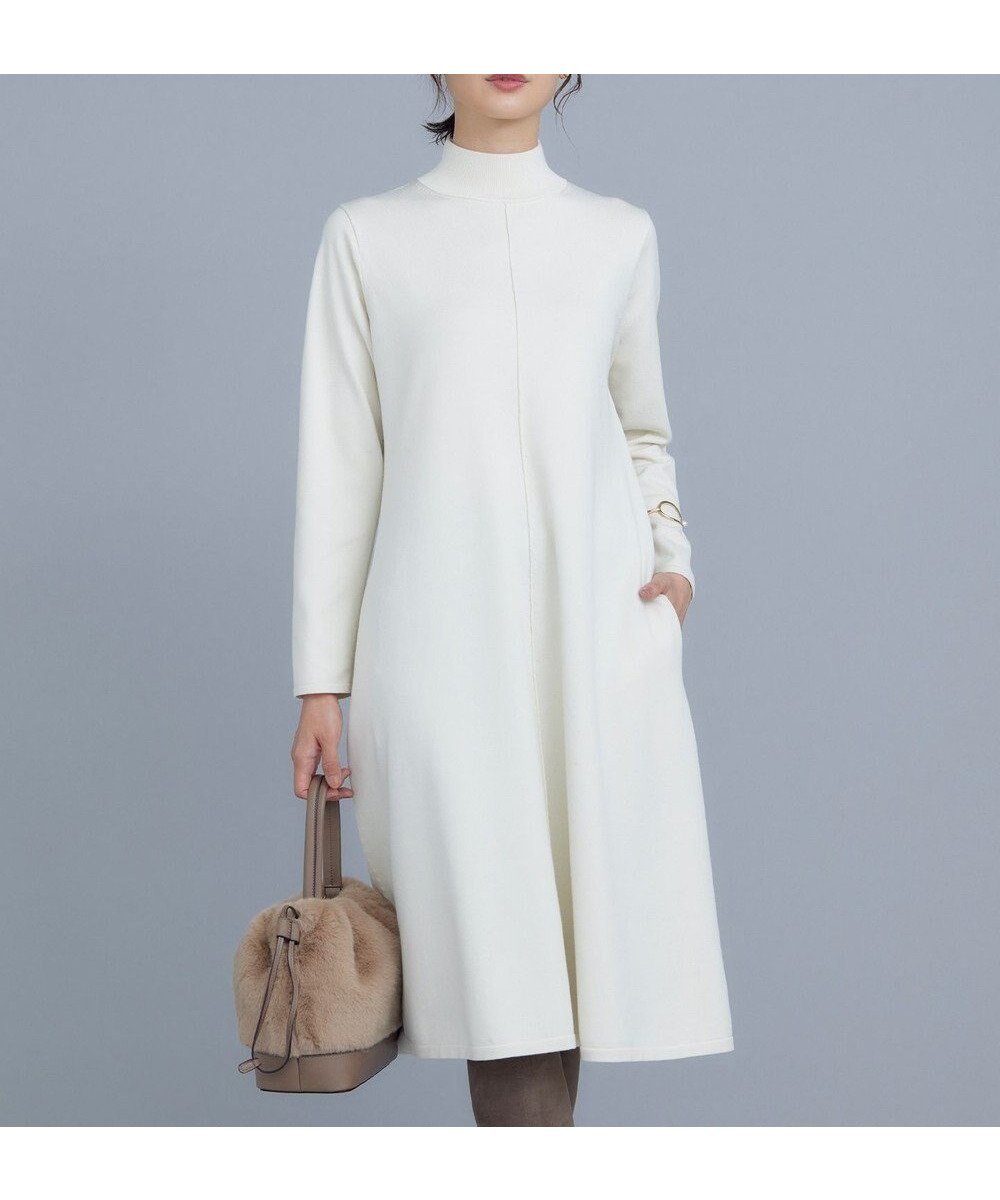 【組曲/KUMIKYOKU】のELENAリラクシーニットワンピース 人気、トレンドファッション・服の通販 founy(ファニー) 　ファッション　Fashion　レディースファッション　WOMEN　ワンピース　Dress　ニットワンピース　Knit Dresses　シンプル　Simple　ストレッチ　Stretch　スリット　Slit　センター　Center　ドレス　Dress　A/W・秋冬　Aw・Autumn/Winter・Fw・Fall-Winter　エレガント 上品　Elegant　 other-1|ID: prp329100004533007 ipo3291000000032273925