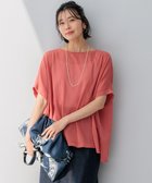 【23区/NIJYUSANKU】の【洗える】ライトシアーニット プルオーバー オールドローズ系|ID: prp329100004533034 ipo3291000000032636155