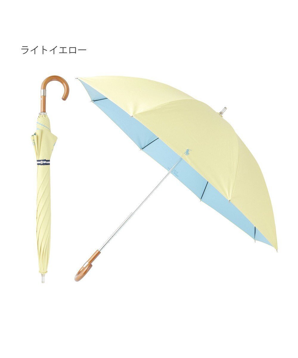 【ムーンバット/MOONBAT】の【軽量】POLO RALPH LAUREN 晴雨兼用日傘 長傘 PP刺繍/一級遮光 遮熱 UV インテリア・キッズ・メンズ・レディースファッション・服の通販 founy(ファニー) 　ファッション　Fashion　レディースファッション　WOMEN　傘 / レイングッズ　Umbrellas/Rainwear　アイビー　Ivy　ニューヨーク　New York　傘　Umbrella　日傘　Parasol　軽量　Lightweight　ライトイエロー×ターコイズ|ID: prp329100004533046 ipo3291000000032040749