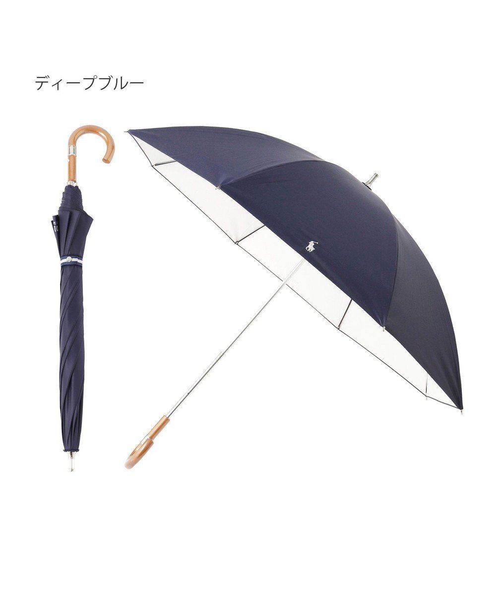 【ムーンバット/MOONBAT】の【軽量】POLO RALPH LAUREN 晴雨兼用日傘 長傘 PP刺繍/一級遮光 遮熱 UV インテリア・キッズ・メンズ・レディースファッション・服の通販 founy(ファニー) 　ファッション　Fashion　レディースファッション　WOMEN　傘 / レイングッズ　Umbrellas/Rainwear　アイビー　Ivy　ニューヨーク　New York　傘　Umbrella　日傘　Parasol　軽量　Lightweight　ネイビー×オフ|ID: prp329100004533046 ipo3291000000032040752