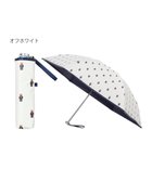 【ムーンバット/MOONBAT】のPOLO RALPH LAUREN 晴雨兼用日傘 折りたたみ傘 ポロベアプリント/遮光 遮熱 UV オフホワイト&ベアPt×ネイビー|ID: prp329100004533050 ipo3291000000033030428