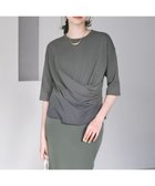 【23区/NIJYUSANKU】の【SLOW/一部店舗限定】MVSコットン カシュクール 5分丈 Tシャツ 人気、トレンドファッション・服の通販 founy(ファニー) ファッション Fashion レディースファッション Ladies' Fashion Online トップス・カットソー Tops/Tshirt シャツ/ブラウス Shirts/Blouses ロング / Tシャツ T-Shirts カットソー Cut and Sewn インナー Inner エレガント 上品 Elegant 春 Spring カシュクール Cachecoeur カットソー Cut And Sew ジャケット Jacket ダウン Down ドレープ Drape フレア Flare フレアースカート Flared Skirt ワイド Wide S/S・春夏 Ss・Spring/Summer おすすめ Recommend 夏 Summer 2025年 2025 2025春夏・S/S Ss,Spring/Summer,2025 thumbnail グレー系|ID: prp329100004533088 ipo3291000000032671099