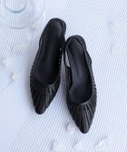 【ティアクラッセ/Tiaclasse】の【小倉優子さん着用・フラット ヒール2TYPE】ケージデザインシアーパンプス ヒール:ブラック|ID: prp329100004533124 ipo3291000000032041074