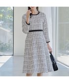 【ティアクラッセ/Tiaclasse】の【洗える】配色ツイードワンピース 人気、トレンドファッション・服の通販 founy(ファニー) ファッション Fashion レディースファッション WOMEN ワンピース Dress ウォッシャブル Washable オケージョン Occasion 春 Spring 洗える Washable 秋 Autumn/Fall カーディガン Cardigan ツイード Tweed 長袖 Long Sleeve フィット Fit フェイクスエード Faux Suede フレア Flare ポケット Pocket ミモレ Mimore 無地 Plain Color リップ Lip 冬 Winter A/W・秋冬 Aw・Autumn/Winter・Fw・Fall-Winter 再入荷 Restock/Back In Stock/Re Arrival エレガント 上品 Elegant セレモニー Ceremony NEW・新作・新着・新入荷 New Arrivals thumbnail オフホワイト|ID: prp329100004533152 ipo3291000000032041178