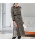 【ティアクラッセ/Tiaclasse】の【洗える】配色ツイードワンピース 人気、トレンドファッション・服の通販 founy(ファニー) ファッション Fashion レディースファッション WOMEN ワンピース Dress ウォッシャブル Washable オケージョン Occasion 春 Spring 洗える Washable 秋 Autumn/Fall カーディガン Cardigan ツイード Tweed 長袖 Long Sleeve フィット Fit フェイクスエード Faux Suede フレア Flare ポケット Pocket ミモレ Mimore 無地 Plain Color リップ Lip 冬 Winter A/W・秋冬 Aw・Autumn/Winter・Fw・Fall-Winter 再入荷 Restock/Back In Stock/Re Arrival エレガント 上品 Elegant セレモニー Ceremony NEW・新作・新着・新入荷 New Arrivals thumbnail ベージュ|ID: prp329100004533152 ipo3291000000032041181