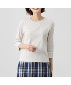 【ジェイ プレス/J.PRESS】のリブ クルーネック カットソー グレージュ系|ID: prp329100004533161 ipo3291000000032041208