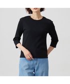 【ジェイ プレス/J.PRESS】のリブ クルーネック カットソー ブラック系|ID: prp329100004533161 ipo3291000000032041211