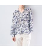 【イェッカ ヴェッカ/YECCA VECCA】のボタニカル柄シアージャガードブラウス Navy|ID: prp329100004533238 ipo3291000000032041516