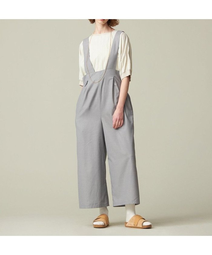 【ジェイプレスヨークストリート/J.PRESS YORK STREET】の【WOMEN】ハイウエストサロペット インテリア・キッズ・メンズ・レディースファッション・服の通販 founy(ファニー) https://founy.com/ ファッション Fashion レディースファッション WOMEN ワンピース Dress オールインワン ワンピース All In One Dress サロペット Salopette おすすめ Recommend インナー Inner サロペット Overalls スウェット Sweat ツイル Twill ドレープ Drape 夏 Summer 春 Spring S/S・春夏 Ss・Spring/Summer |ID: prp329100004533242 ipo3291000000032041526