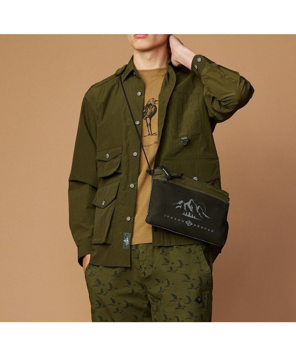 【ジョセフ アブード マウンテン/JOSEPH ABBOUD MOUNTAIN】の【CREA掲載・軽量/ECO撥水/男女兼用】サコッシュ インテリア・キッズ・メンズ・レディースファッション・服の通販 founy(ファニー) 　雑誌掲載アイテム　Magazine Items　ファッション雑誌　Fashion Magazines　クレア　CREA　ファッション　Fashion　レディースファッション　WOMEN　クッション　Cushion　軽量　Lightweight　ショルダー　Shoulder　スピンドル　Spindle　雑誌　Magazine　フロント　Front　ポケット　Pocket　メッシュ　Mesh　リップ　Lip　カーキ系|ID: prp329100004533302 ipo3291000000032041753