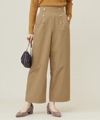 【エニィ スィス/any SiS】の【洗える】マリンディテール ワイドパンツ ベージュ|ID: prp329100004533311 ipo3291000000034297655