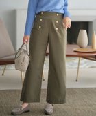 【エニィ スィス/any SiS】の【洗える】マリンディテール ワイドパンツ カーキ|ID: prp329100004533311 ipo3291000000034297657