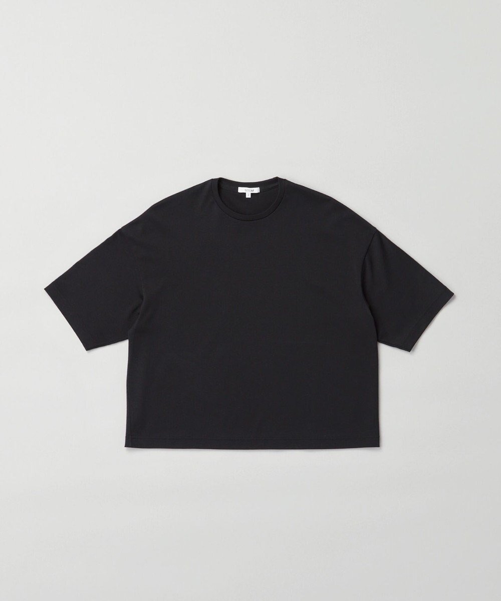 【シトム/SITOM】のクロップド Tシャツ インテリア・キッズ・メンズ・レディースファッション・服の通販 founy(ファニー) 　ファッション　Fashion　レディースファッション　WOMEN　トップス・カットソー　Tops/Tshirt　シャツ/ブラウス　Shirts/Blouses　ロング / Tシャツ　T-Shirts　カットソー　Cut and Sewn　アクセサリー　Accessories　春　Spring　洗える　Washable　カットソー　Cut And Sew　クロップド　Cropped　ダメージ　Damage　バランス　Balance　パターン　Pattern　ワイド　Wide　S/S・春夏　Ss・Spring/Summer　おすすめ　Recommend　夏　Summer　エレガント 上品　Elegant　ビジネス 仕事 通勤　Business　ブラック|ID: prp329100004533315 ipo3291000000032282168