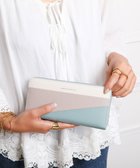 【スタイルコード/STYLE CODE】の【MERCURYDUO/マーキュリーデュオ】ダイアナ トリコカラーRFロングウォレット ミント|ID: prp329100004533331 ipo3291000000032666501