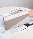 【スタイルコード/STYLE CODE】の【MERCURYDUO/マーキュリーデュオ】ダイアナ トリコカラーRFロングウォレット グレージュ|ID: prp329100004533331 ipo3291000000032666503