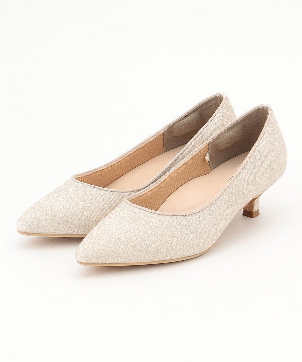 【エニィ スィス/any SiS】の【23.0cm~24.0cm】ラメローヒール パンプス インテリア・キッズ・メンズ・レディースファッション・服の通販 founy(ファニー) 　ファッション　Fashion　レディースファッション　Fashion for Women　セレモニー　Ceremony　エレガント 上品　Elegant　新作・新入荷　New Arrivals / New In　シャンパン|ID: prp329100004533341 ipo3291000000034959409