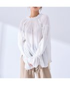 【イェッカ ヴェッカ/YECCA VECCA】の2wayギャザーデザインブラウス Off White|ID: prp329100004533348 ipo3291000000032041949