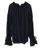 【イェッカ ヴェッカ/YECCA VECCA】の2wayギャザーデザインブラウス Navy|ID: prp329100004533348 ipo3291000000032041957
