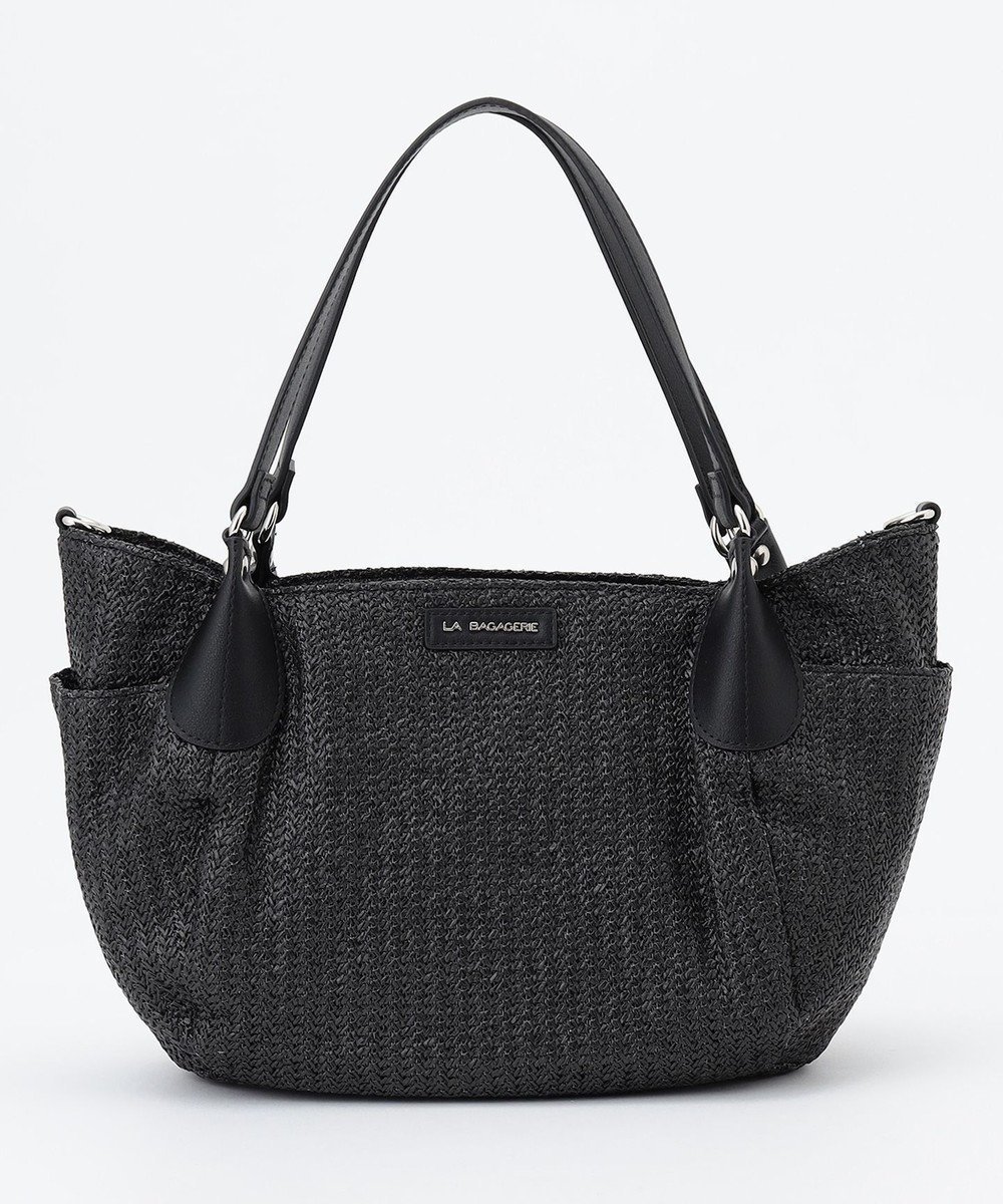 【ラ バガジェリー/LA BAGAGERIE】のつまみハンドル サマー2wayミニトートバッグ インテリア・キッズ・メンズ・レディースファッション・服の通販 founy(ファニー) ファッション Fashion レディースファッション Fashion for Women バッグ Bags サマー Summer, Summer Style スマート Smart, Elegant ポケット Pocket, Pocket Detail マグネット Magnet, Magnetic Closure 人気 Popular, Best Seller ブラック|ID: prp329100004533352 ipo3291000000034876132