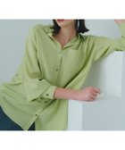 【イェッカ ヴェッカ/YECCA VECCA】のバックギャザーロングシャツ Light Green|ID: prp329100004533383 ipo3291000000032042100