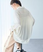 【イェッカ ヴェッカ/YECCA VECCA】のバックギャザーロングシャツ Off White|ID: prp329100004533383 ipo3291000000032042101
