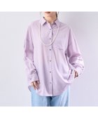 【イェッカ ヴェッカ/YECCA VECCA】のバックギャザーロングシャツ Lavender|ID: prp329100004533383 ipo3291000000032042103