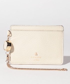 【ランバン オン ブルー/LANVIN en Bleu】のメラニー リール付きパスケース 人気、トレンドファッション・服の通販 founy(ファニー) ファッション Fashion レディースファッション Fashion for Women ミニ財布・二つ折り財布 Wallets & Card Cases インナー Innerwear ガーリー Girly, Feminine Style グリッター Glitter, Sparkle シンプル Simple, Minimal ドット Polka Dot, Dot Pattern 財布 Wallet, Purse |ID:prp329100004533404