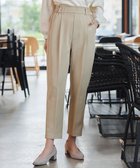 【ティアクラッセ/Tiaclasse】の【小倉優子さん着用・洗える】カラーテーパードパンツ ベージュ|ID: prp329100004533423 ipo3291000000035647610
