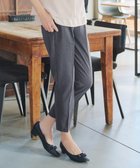 【ティアクラッセ/Tiaclasse】の【小倉優子さん着用・洗える】カラーテーパードパンツ チャコールグレー|ID: prp329100004533423 ipo3291000000035647612