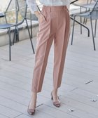 【ティアクラッセ/Tiaclasse】の【小倉優子さん着用・洗える】カラーテーパードパンツ ピンク|ID: prp329100004533423 ipo3291000000035647615