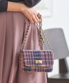 【エニィ スィス/any SiS】のツイードチェーン バッグ 人気、トレンドファッション・服の通販 founy(ファニー) ファッション Fashion レディースファッション Fashion for Women バッグ Bags おすすめ Recommended / Our Picks ショルダー Shoulder, Shoulder Strap チェーン Chain, Chain Strap ツイード Twill, Twill Weave フェミニン Feminine, Girly ブローチ Brooch, Pin Brooch ロング Long, Long-Length エレガント 上品 Elegant thumbnail ピンク系チェック|ID: prp329100004533436 ipo3291000000033308392
