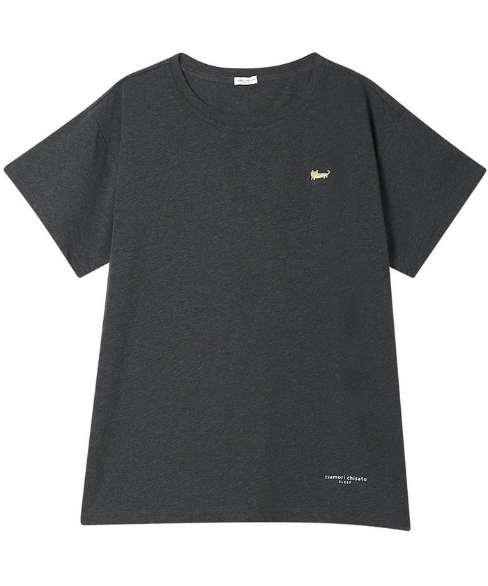 【ツモリチサト スリープ/tsumori chisato SLEEP】のツモリチサト トップス 4分袖 綿混(本体) 綿ベア天竺素材 Tシャツ レディース UTT155 /ワコール インテリア・キッズ・メンズ・レディースファッション・服の通販 founy(ファニー) https://founy.com/ ファッション Fashion レディースファッション Ladies' Fashion Online トップス・カットソー Tops/Tshirt シャツ/ブラウス Shirts/Blouses ロング / Tシャツ T-Shirts ストレッチ Stretch パジャマ Pajamas |ID: prp329100004533443 ipo3291000000032616882