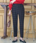 【エニィ スィス/any SiS】の【大人百花掲載 ヨンアさん着用】シリーズ累計7万本突破!サーモ2WAYストレッチ テーパードパンツ ネイビーウインドペンチェック|ID: prp329100004533510 ipo3291000000035647458