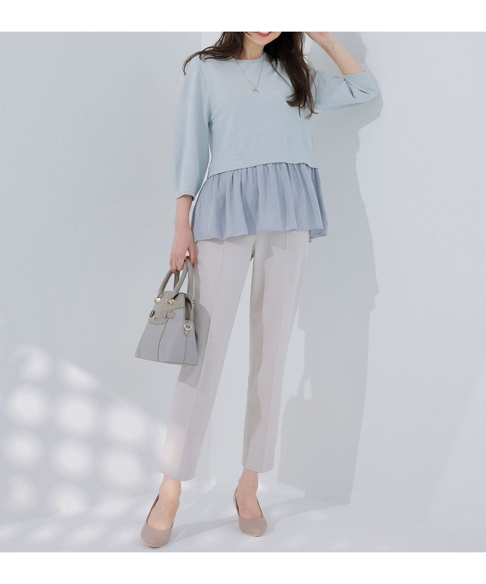 【エニィ スィス/any SiS】の【大人百花掲載 ヨンアさん着用】シリーズ累計7万本突破!サーモ2WAYストレッチ テーパードパンツ インテリア・キッズ・メンズ・レディースファッション・服の通販 founy(ファニー) 　ファッション　Fashion　レディースファッション　Fashion for Women　パンツ　Pants & Trousers　ギャザー　Gathered, Ruffled　今季　This Season, Current Season　ジャケット　Jacket, Outerwear　ストレッチ　Stretch, Stretchy Fabric　スニーカー　Sneakers, Trainers　センター　Center, Center Line　チェック　Check, Plaid, Tartan　定番　Standard, Basic Item　人気　Popular, Best Seller　ポケット　Pocket, Pocket Detail　A/W・秋冬　Autumn/Winter　おすすめ　Recommended / Our Picks　アイボリー|ID: prp329100004533510 ipo3291000000035647466