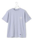 【ジェイプレスヨークストリート/J.PRESS YORK STREET】の【UNISEX】RUSSELL×YORK STREET ロゴTシャツ ブルー系|ID: prp329100004533535 ipo3291000000032042746