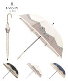 【ムーンバット/MOONBAT】の【耐風】LANVIN en Bleu 長傘 サテンプリントリボン ベージュ|ID: prp329100004533571 ipo3291000000034411303