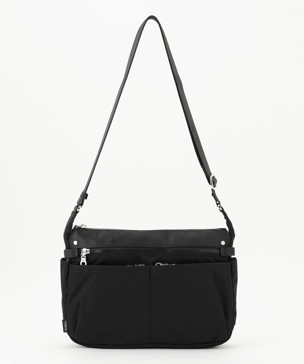 【イザック/Y'SACCS】のテープデザイン トラベルショルダーバッグ インテリア・キッズ・メンズ・レディースファッション・服の通販 founy(ファニー) ファッション Fashion レディースファッション Fashion for Women バッグ Bags スマート Smart, Elegant トラベル Travel, Travel Gear ポケット Pocket, Pocket Detail マグネット Magnet, Magnetic Closure エレガント 上品 Elegant ブラック|ID: prp329100004533582 ipo3291000000034876062