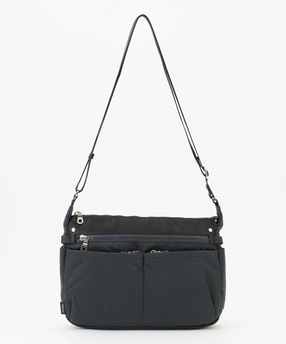 【イザック/Y'SACCS】のテープデザイン トラベルショルダーバッグ インテリア・キッズ・メンズ・レディースファッション・服の通販 founy(ファニー) ファッション Fashion レディースファッション Fashion for Women バッグ Bags スマート Smart, Elegant トラベル Travel, Travel Gear ポケット Pocket, Pocket Detail マグネット Magnet, Magnetic Closure エレガント 上品 Elegant ダークグレー|ID: prp329100004533582 ipo3291000000034876063