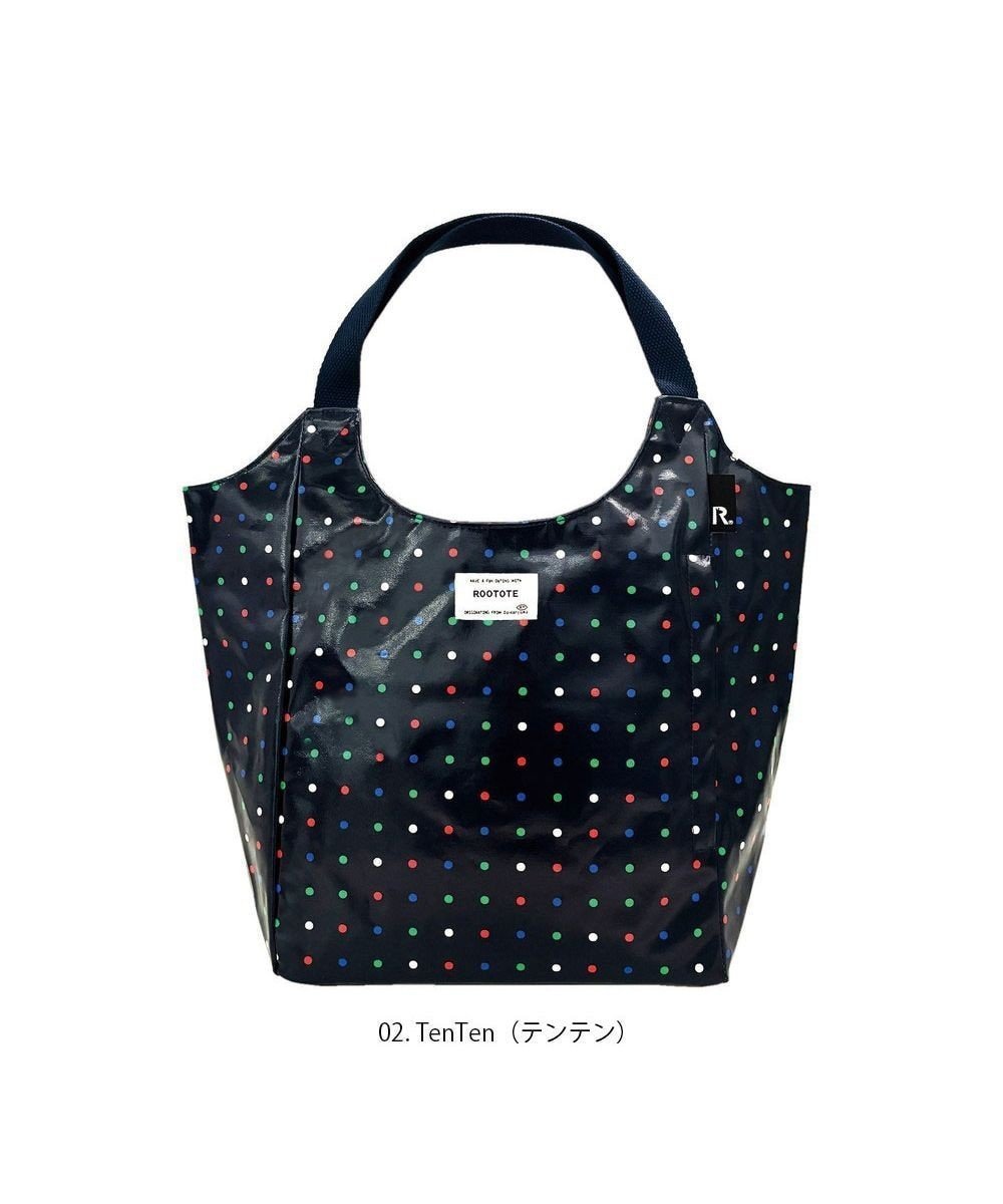 【ルートート/ROOTOTE】の1022【肩掛け】EU.ラウンド.ラミネート-P インテリア・キッズ・メンズ・レディースファッション・服の通販 founy(ファニー) 　ファッション　Fashion　レディースファッション　WOMEN　バッグ　Bag　カメラ　Camera　スマホ　Smartphone　ドット　Dot　プリント　Print　ボックス　Box　ポケット　Pocket　ポーチ　Pouch　モチーフ　Motif　ラウンド　Round　ランダム　Random　NEW・新作・新着・新入荷　New Arrivals　02:テンテン|ID: prp329100004533599 ipo3291000000032169149